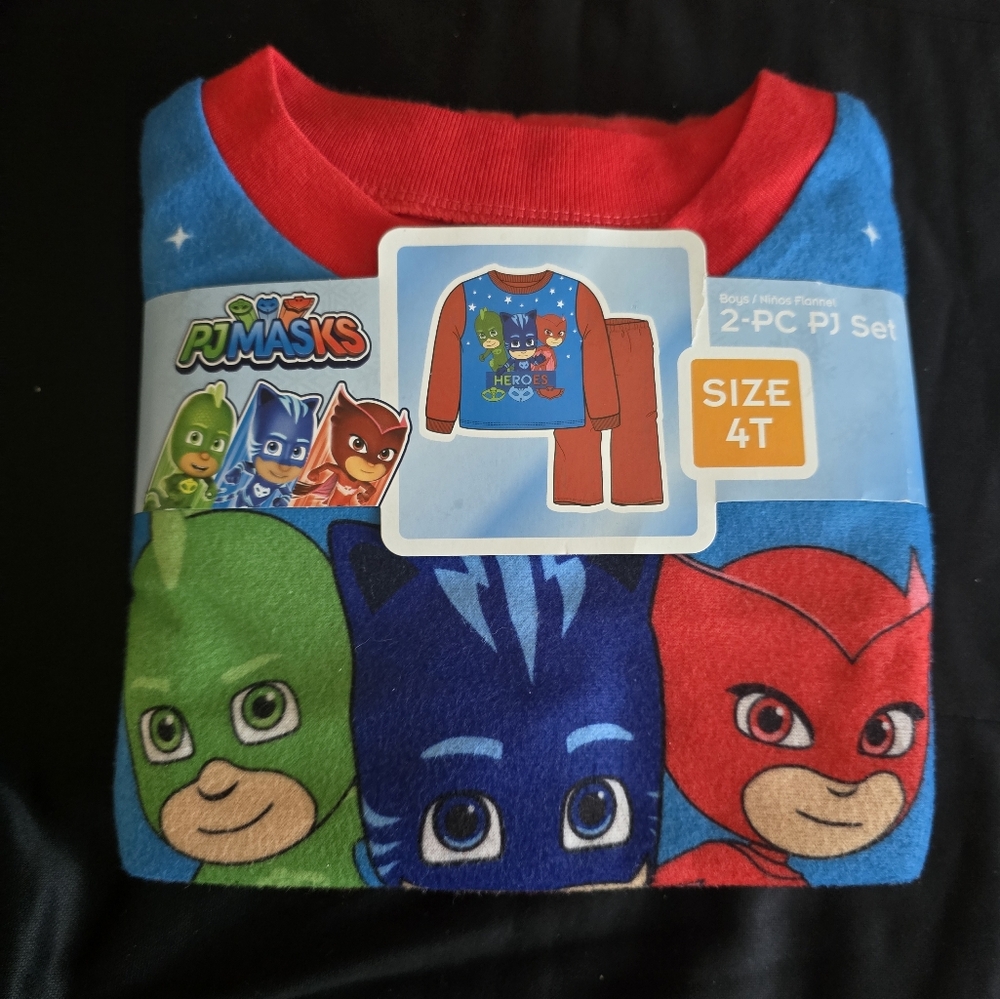 Nickelodeon PJ Masks Kids Pajama Set - Red, Blue, Green